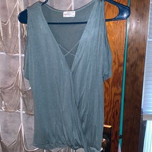 Green Short Sleeve Shirt